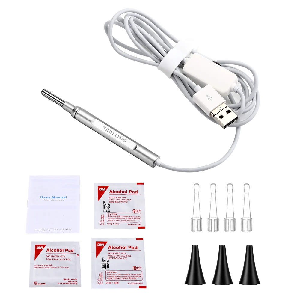 720P HD многоцелевой Отоскоп USB OTG эндоскоп бороскоп 3 9 мм 1 8 м очиститель ушей мини