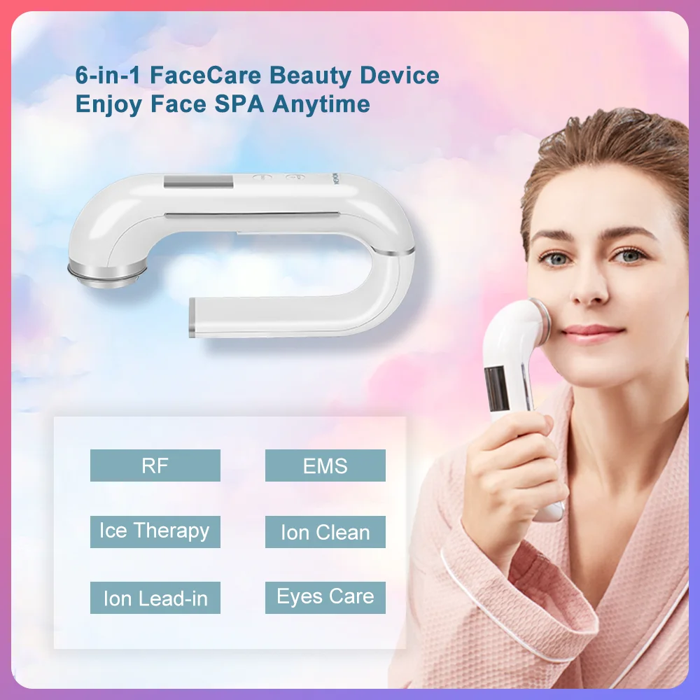 

MISMON 308C RF EMS Skin Care Tool Spa Home Use Device Massager for Face Radio Frequency Beauty Appliances Face Lift Device