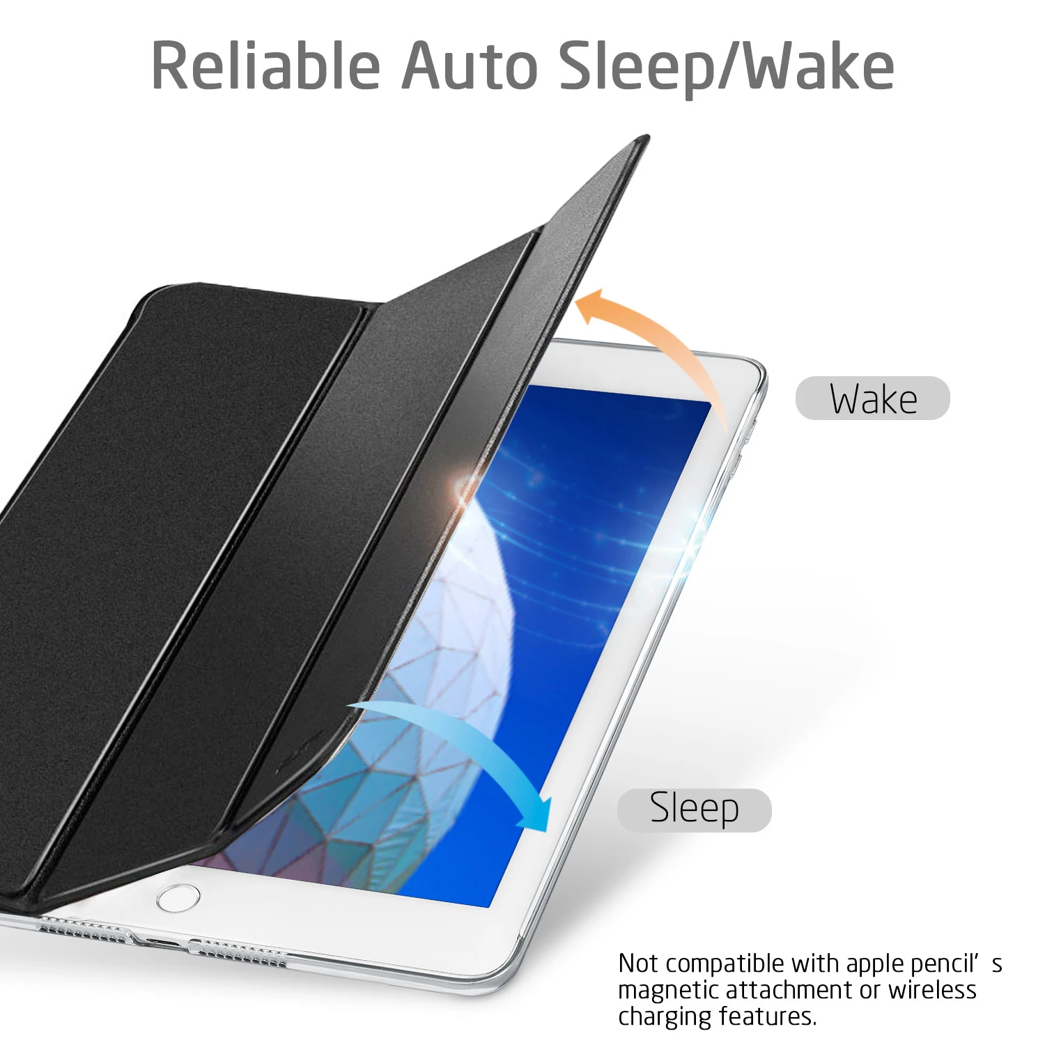 Stand Flip Case for Apple iPad Pro 9.7 A1673 A1674 A1675 9.7' LTE WIFI PU Leather Magnetic Case Auto Wake/Sleep Smart Cover