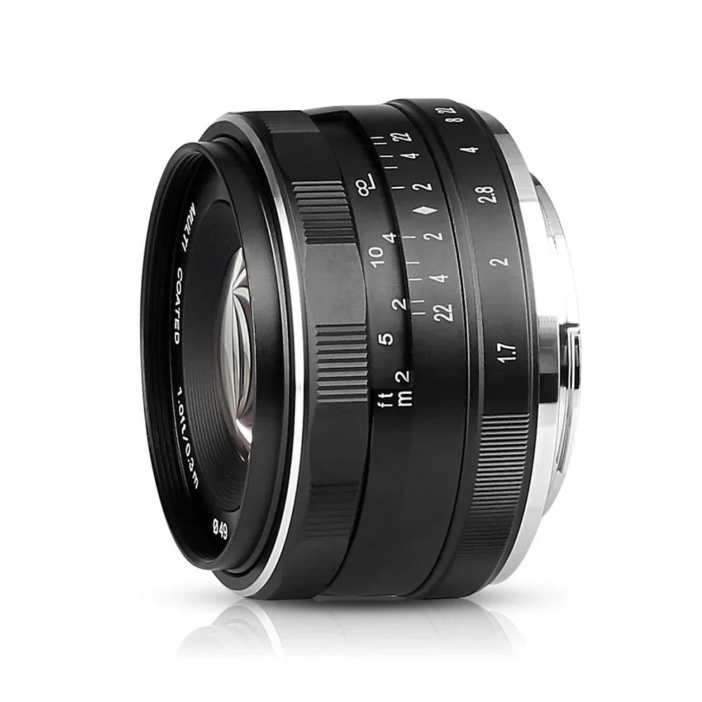 Meike MK 35 мм f1.7 ручная фокусировка объектива APS C для цифрового фотоаппарата Panasonic Lumix