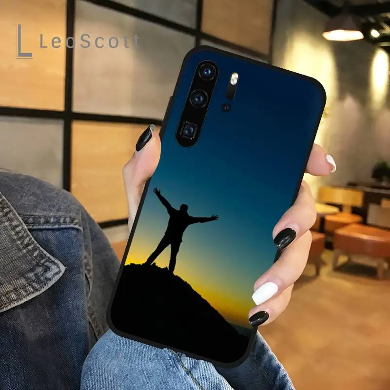 

Prayer free sunset Inspirational Phone Case For Huawei honor Mate P 9 10 20 30 40 Pro 10i 7 8 a x Lite nova 5t