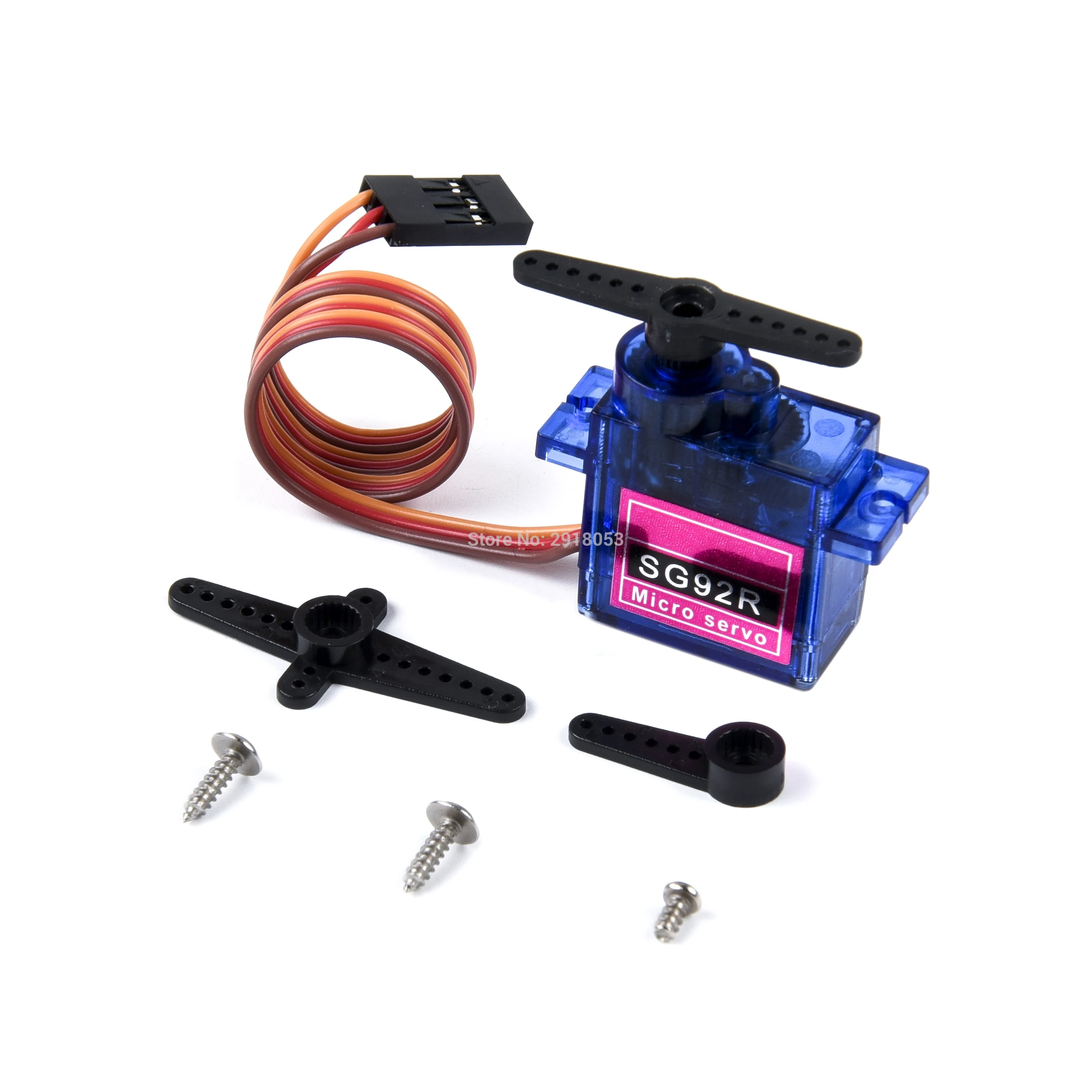 Mini Micro SG92R Digital Servo 9g 4.2V~6V with Nylo Gear 25cm Cable JR Connector for RC Airplane Car Boat Robot Parts | Игрушки и хобби