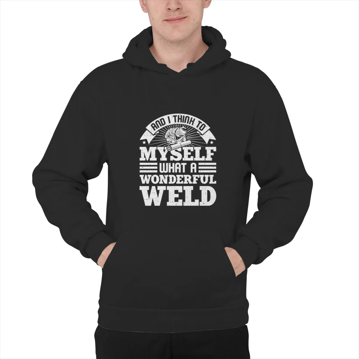 

Men's Hoodie And I think to myself what a wonderful weld PeopleCotton Games Unisex long Sleeve Anime Sweatshirt 40504