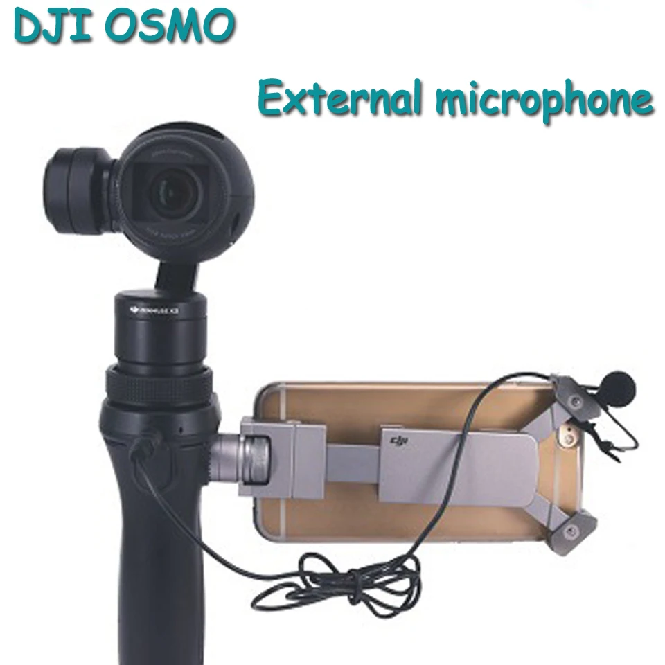 

Новейший DJI OSMO аксессуары внешний микрофон для DJI OSMO 4K камера Ручной Стабилизатор Быстрая доставка