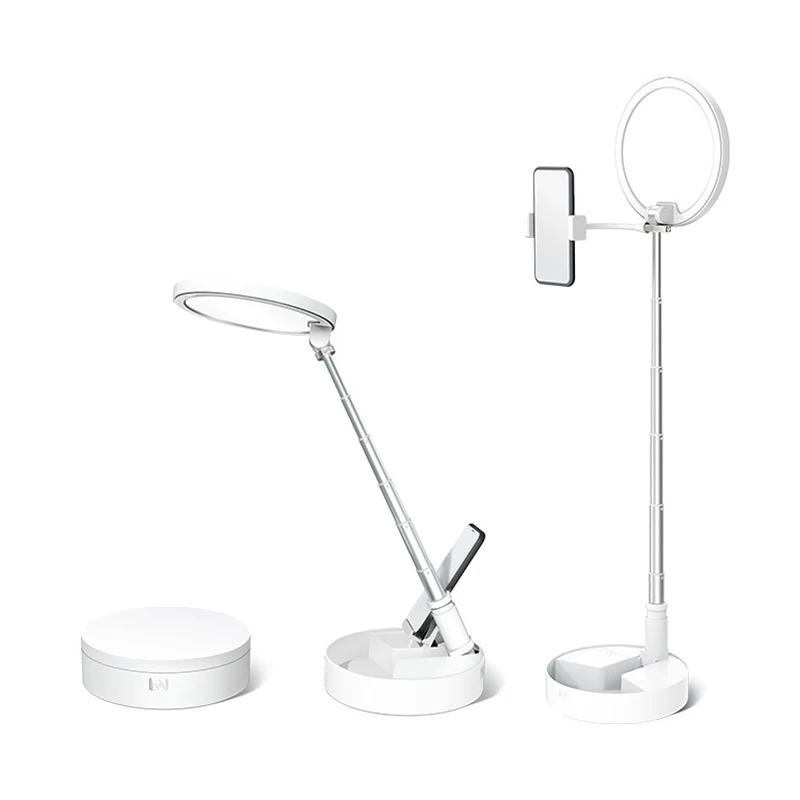 

Scalable Foldable Long Arm Desk Lamp Office Living Room Touch Dimming Portable Table Lamps Eye Protection Study Lamp LED Lights