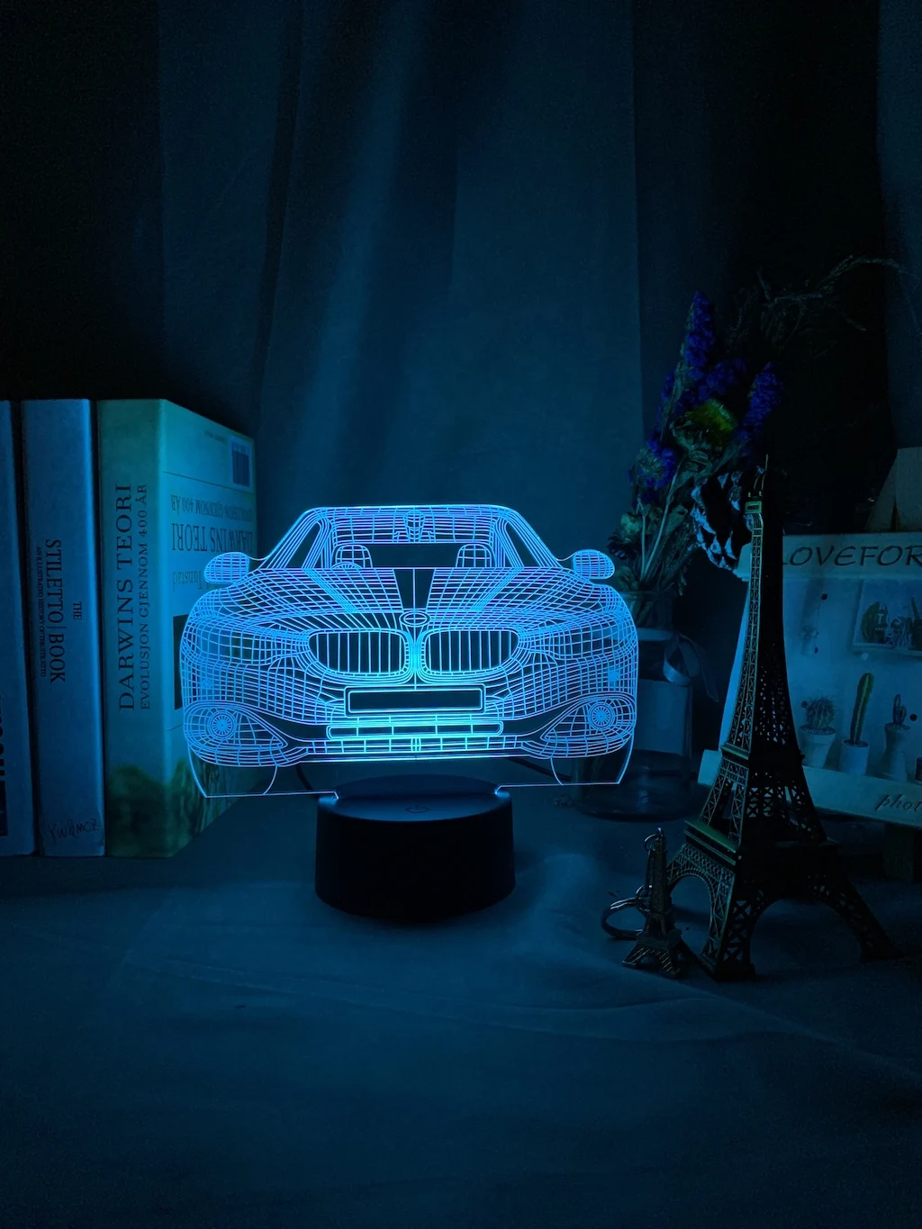 

Спортивный автомобиль 3d иллюзия Лампа для декора детской спальни светильник сенсорный датчик атмосфера подарок на день рождения суперкар ...