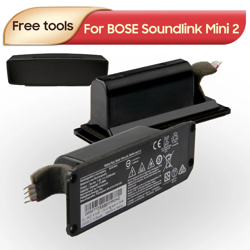 

Original Replacement Battery For BOSE Soundlink Mini 2 II Bose 088789 088796 088772 Wireless Bluetooth Speakers Battery 2330mAh