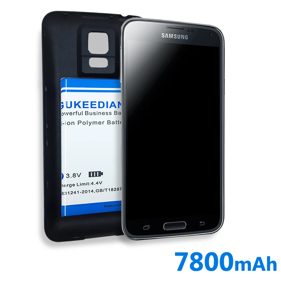 7800 мАч EB-BG900BBC аккумулятор большой емкости для samsung Galaxy S5 S 5 GT i9600 G900 SM G900A G900H G900F+ чехол на дверь