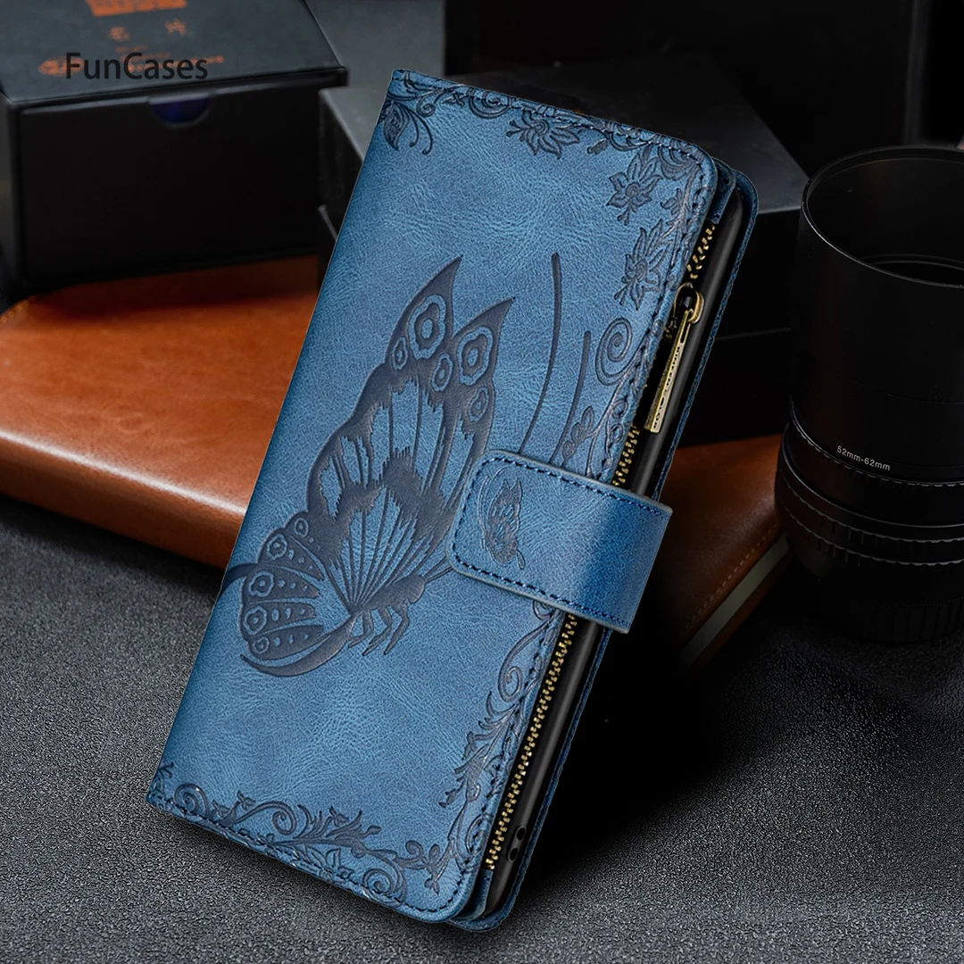 Чехол роскошный для Samsung A52 с карманом для карт, книжный флип-кейс для телефона, держатель для Galaxy 4G.