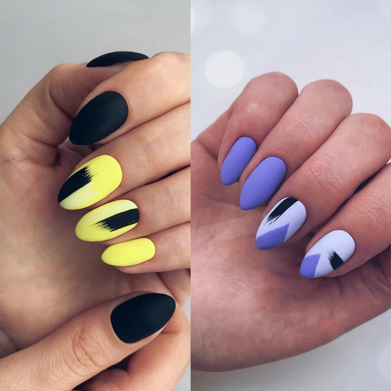 

12pc Geometric Nail Sliders Water Sticker Set Nail Art Transfer Decals Mixed Design Manicure Decoration