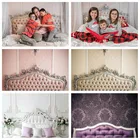 Фон для фотосъемки Mehofond с изголовьем кровати детского душа винтажный цветочный настенный фон для фотосъемки на день рождения реквизит для фотостудии