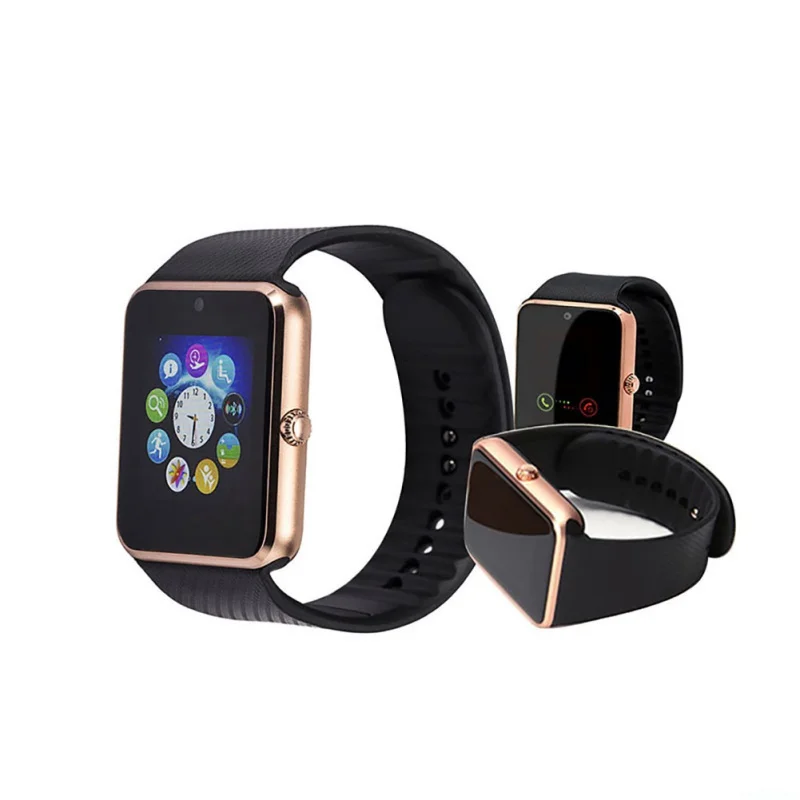 GT08 Смарт часы Браслет Водонепроницаемый Bluetooth камера TF SIM карты Smartwatch для iPhone 8X7P