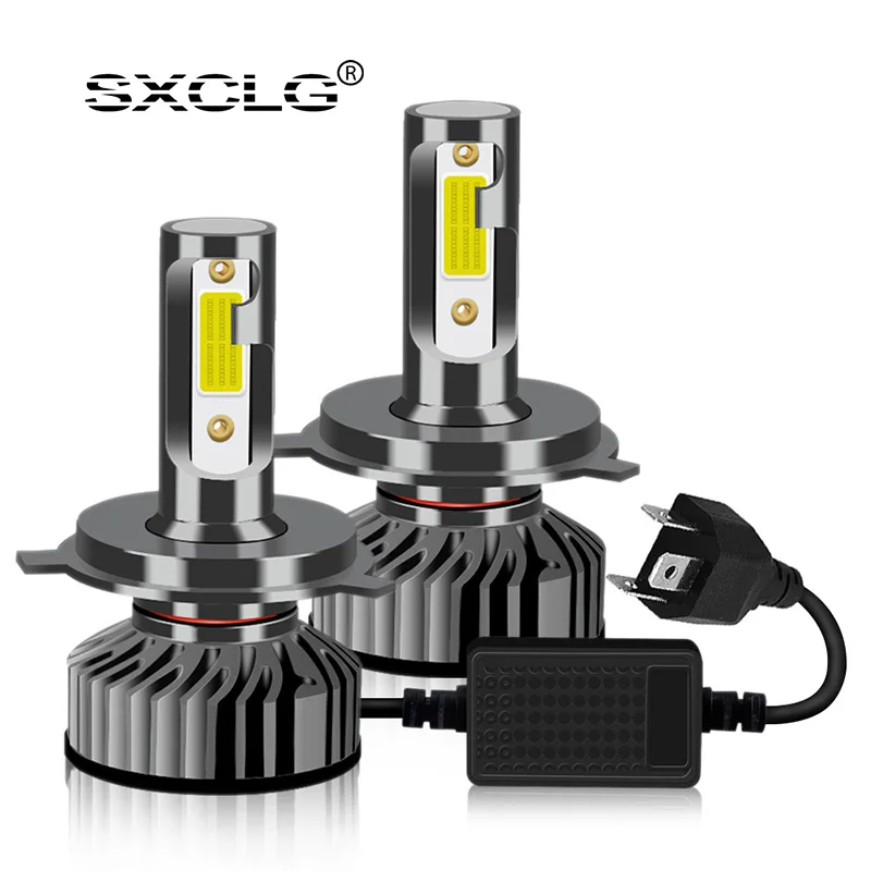 

SXCLG Mini H4 LED Headlight Bulbs Car Turbo LED H7 H11 H1 H3 H27 9005 HB3 9006 HB4 9012 HIR2 Auto Fog Lamp Daytime Running Light