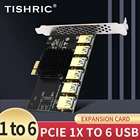Усилитель PCIE TISHRIC PCI Express, переходник с 1 на 456 портов USB 3,0 для майнинга видеокарт, 1X 4X 8X 16X