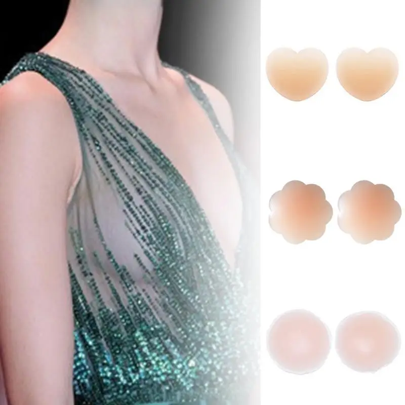 Женские силиконовые невидимая накладка на сосок пикантные круглый