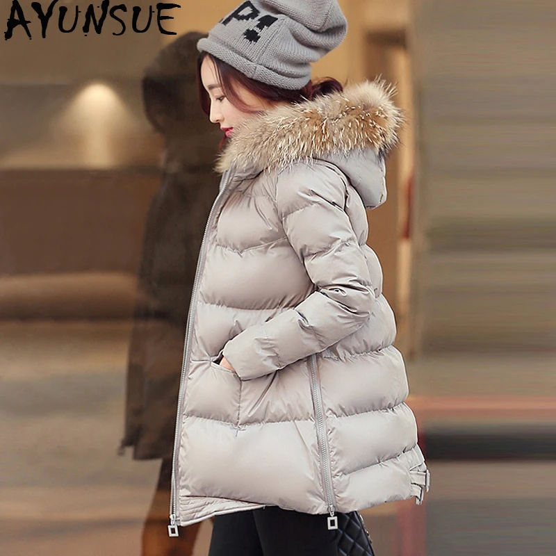 AYUNSUE зимняя куртка женская 2020 новая парка в Корейском стиле пузырь с подкладом из
