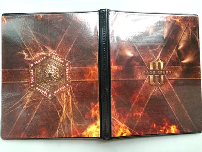 Тёмно-синий 20 страниц настольные карты альбом коллекция звезда карточная книга для магических mtg Подземелья и Драконы сбор для YU-GI-OH карты - Цвет: Тёмно-синий