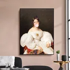 Винтажный постер в виде жвачки для женщин, Классическая европейская фигурка, настенная Картина на холсте, скандинавские абстрактные картины для домашнего декора