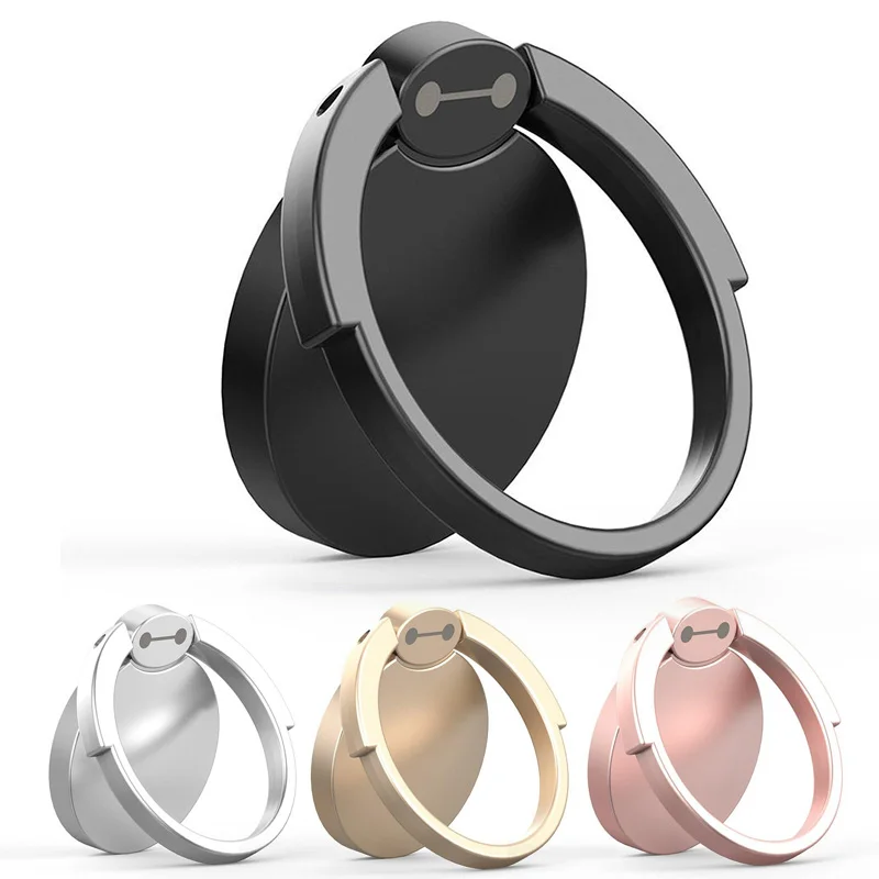 

360 Degree Finger Ring Mobile Phone Smart Phone Stand Holder Mount Support Accessorie Round Cellphone Finger Stand Socket Holder