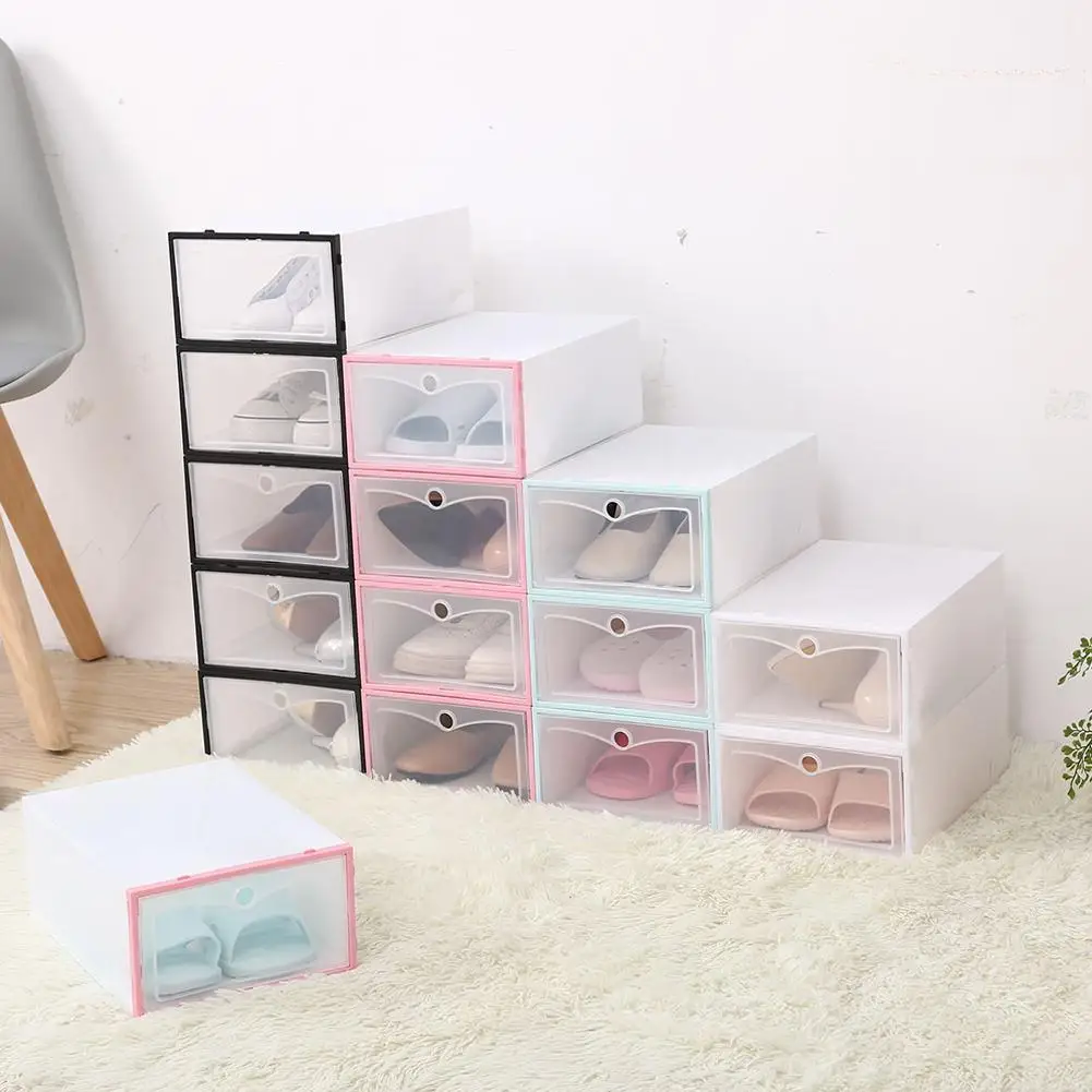 

Transparent Plastic Shoe Box Creative Storage Artifact Shoe Storage Box Diy Shoe Box Shoe Cabinet Storage Box Shoe Rack