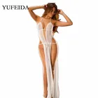 YUFEIDA Новое модное женское сексуальное нижнее белье Ночная рубашка Babydolls Сексуальная Прозрачная женская одежда для сна женская ночная рубашка