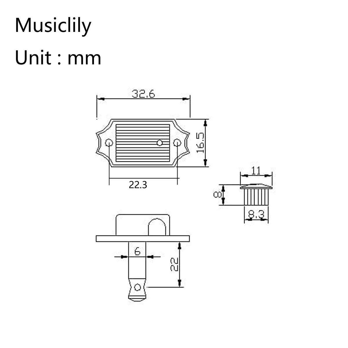 Musiclily Pro винтажные гибридные 3L3R гитарные блокировочные тюнеры набор колышек для