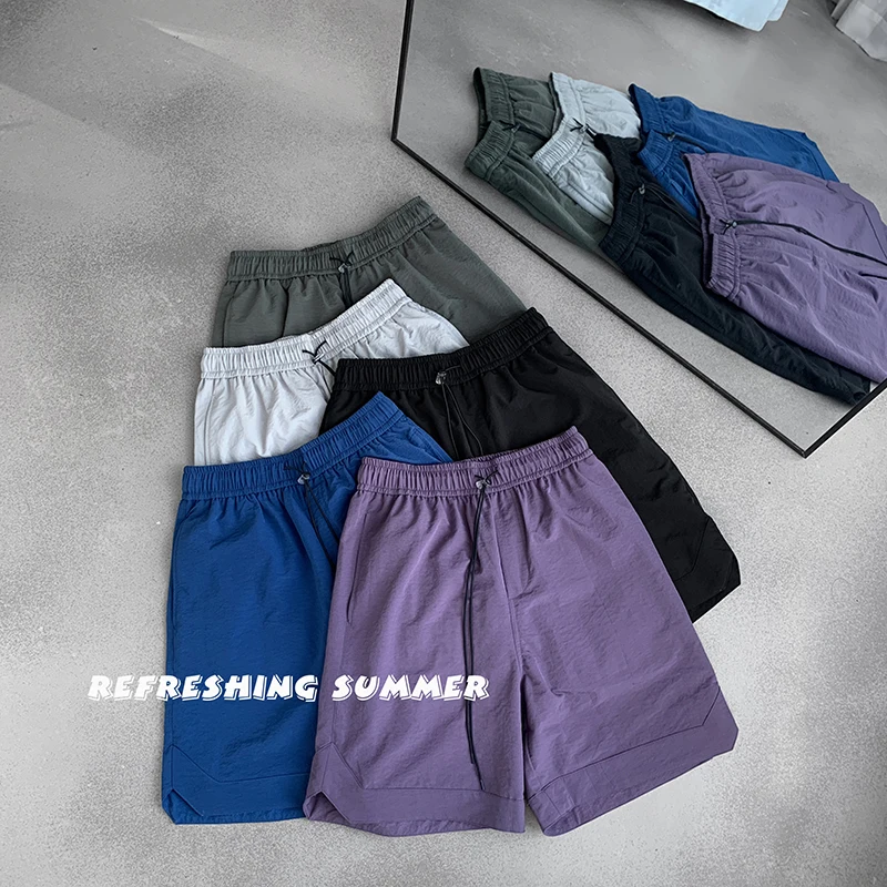 2020 Men Colorful Summer Casual Shorts Men's Oversize Harajuku Shorts Male Hip Hop Korean Knee Length Shorts 2XL
