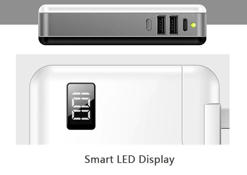 3 в 1 Беспроводное зарядное устройство usb type C power Bank реальная емкость 10000 мАч портативное зарядное устройство для мобильного телефона для iPhone Xiaomi