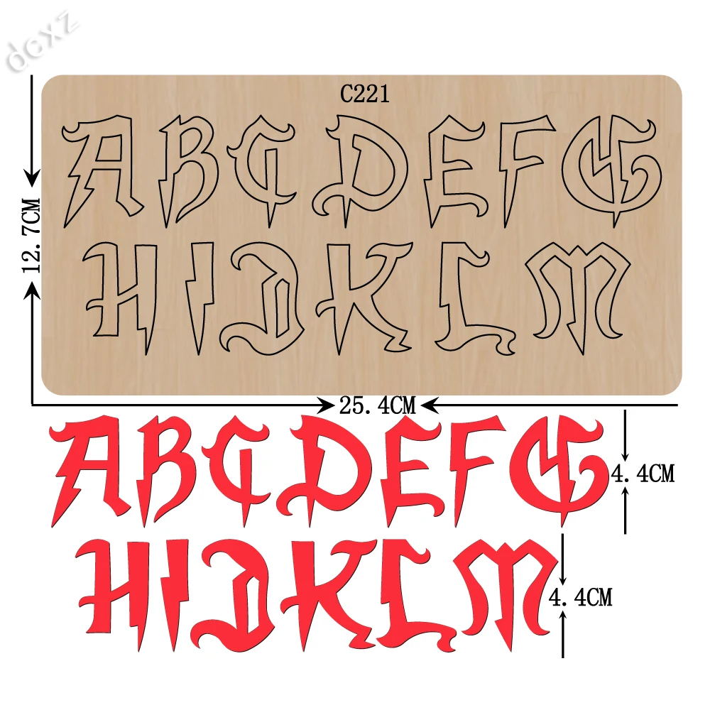 Новинка деревянные штампы с надписями для скрапбукинга режущие совместимые