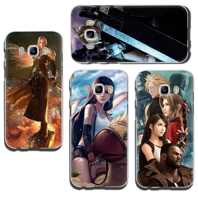 Final Fantasy жесткий чехол для телефона Samsung Galaxy J3 5 Prime 2017 EU J7 7 US|Чехлы-накладки| |