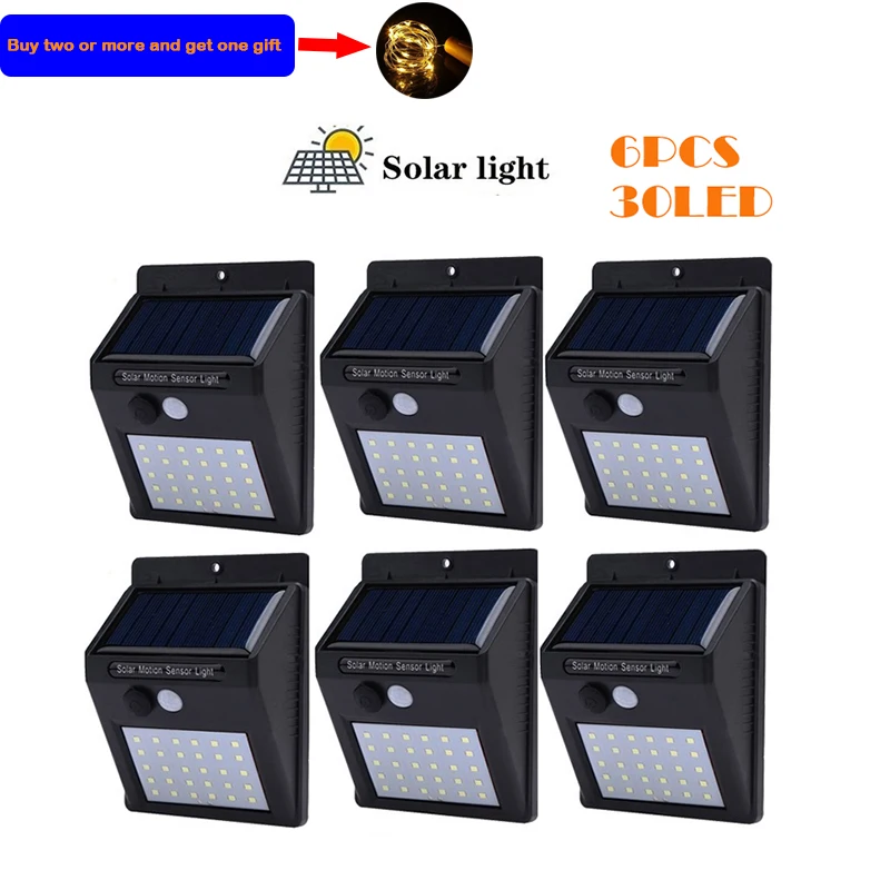 3 светодиодных солнечных лестничных светильников из нержавеющей стали уличный