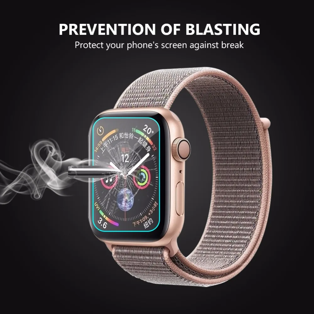 YCDC 9H 2.5D Премиум Закаленное стекло для Apple Watch серии 1 2 3 38 42 мм Защитное стекло для iwatch 38 42 мм
