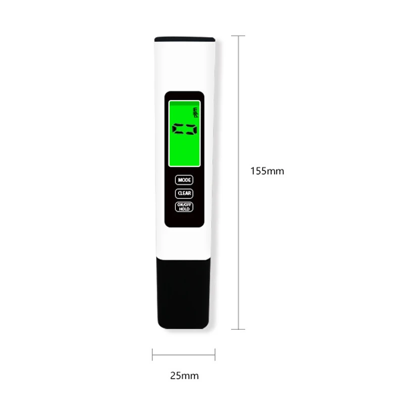 Цифровой измеритель TDS и EC PPM 3 в 1 Тестер чистоты воды виде ручки фильтр для