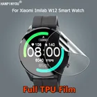 10 шт. для Xiaomi Imilab W12 спортивные умные часы ультра прозрачный мягкий ТПУ ремонтная Гидрогелевая пленка защита экрана-не закаленное стекло