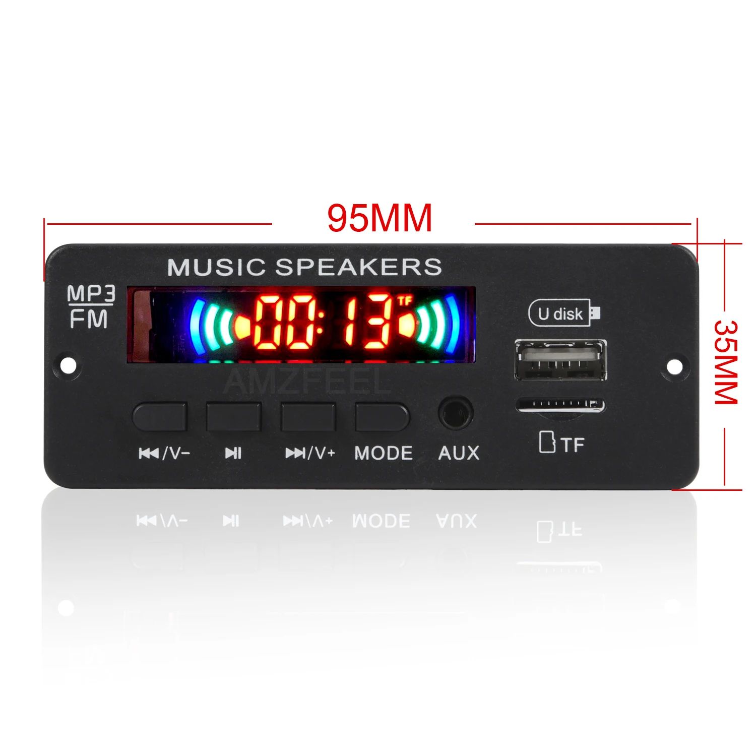 2*3 Вт усилитель MP3 декодер плата 12 В беспроводная Bluetooth 5 0 WMA Φ аудио модуль