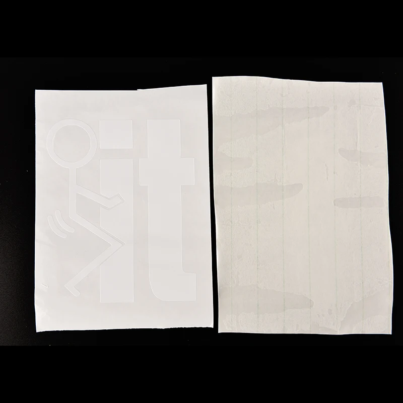 Горячая Распродажа сделай это Заказная забавная наклейка для автомобилей белая