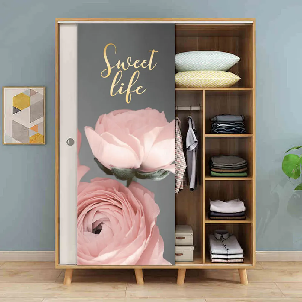 MT112 New Door Stickers Wardrobe Renovation Fridge Magnet Home Decor Waterproof Removable Dropship | Дом и сад
