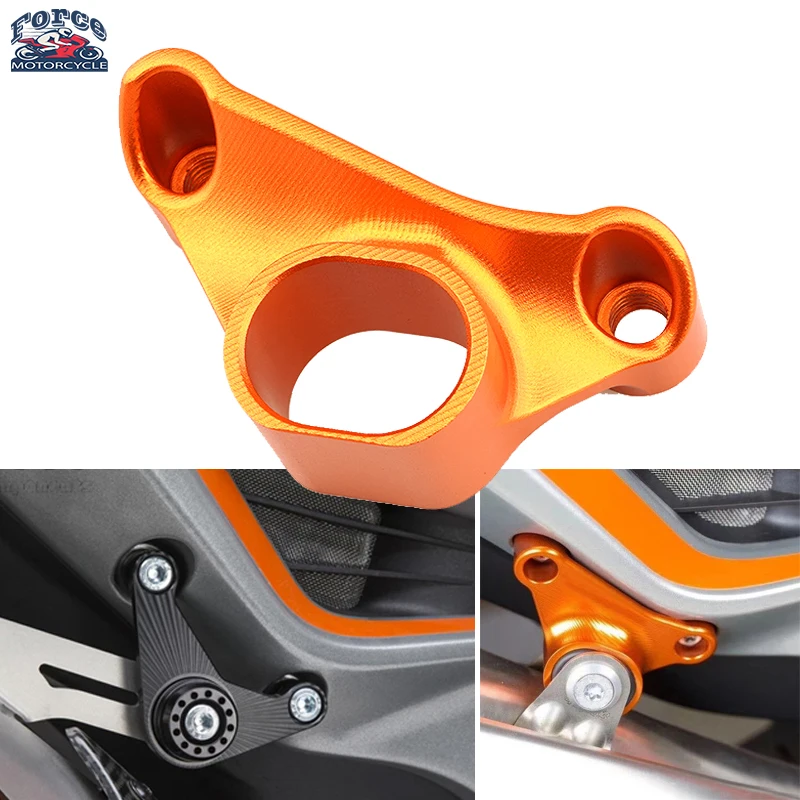 

High Quality CNC Motorcycle Exhaust Pipe Bracket Fixed Ring Support Bracket For KTM Duke 790 890 DUKE790 DUKE890 2018-2021