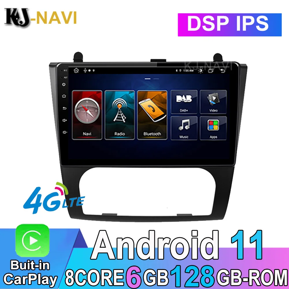 

9" DSP IPS Android 11.0 Car Radio Player Video Multimedia For 2008-2012 Nissan Teana Altima Auto A/C No DVD