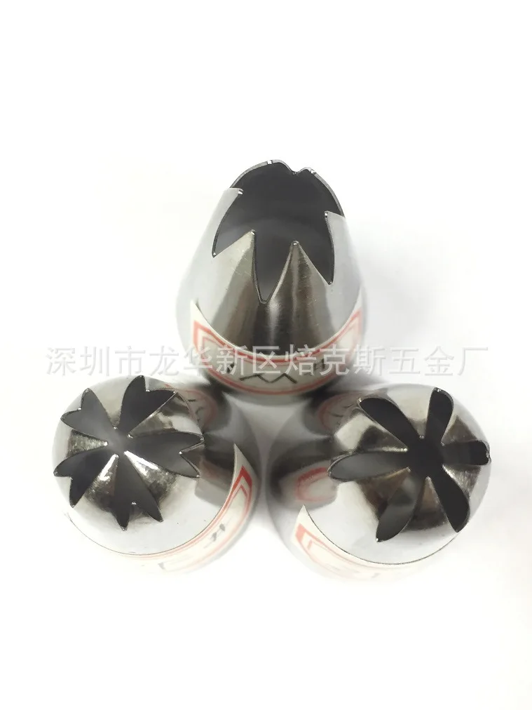 Нержавеющая сталь 6 зуб розовое носик для украшения вишня в цвету 2F 2D 1 м три