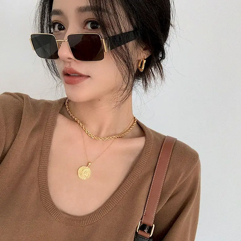 

2020 autumn knit sweater women clothing new trendy small breeze student Korean style fashion wild loose slim long-sleeved shirt