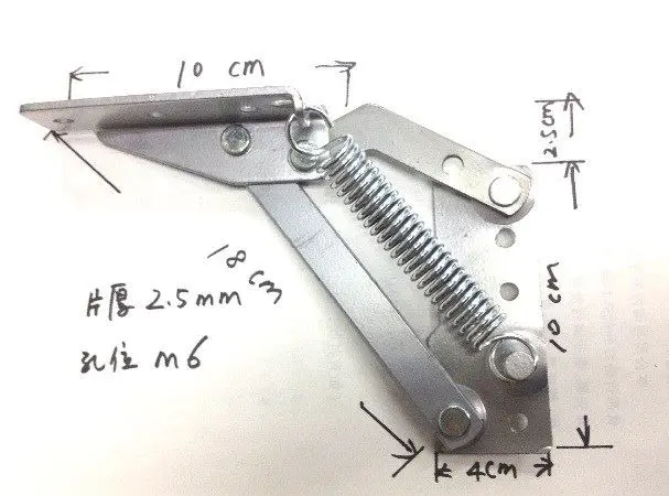

10 pcs/lot supporting hinge, cabinet hardware fittings, turning woodworking hardware fittings, hinge thickening