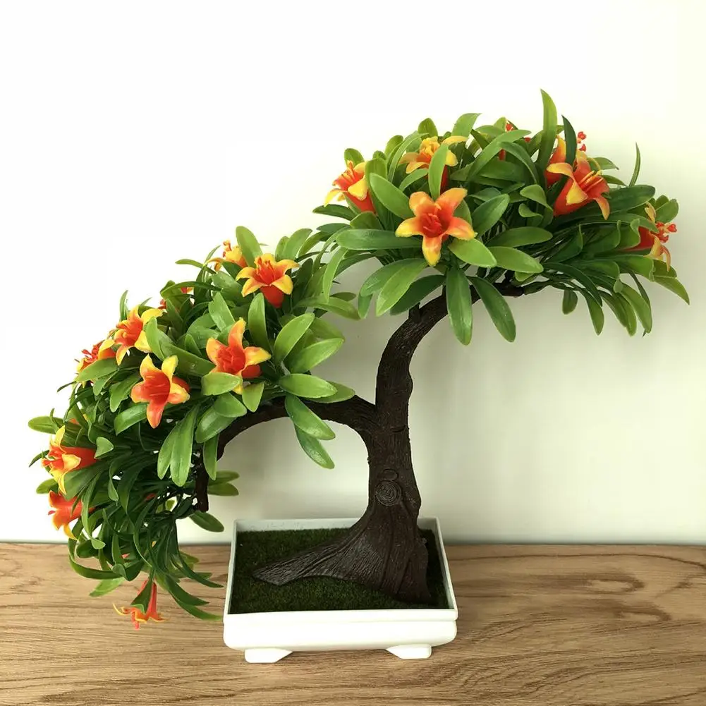 Моделирование лилии горшечные растения полимерный горшок Крытая столешница