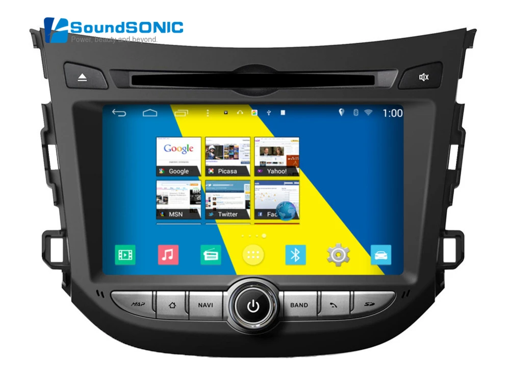Автомагнитола для Hyundai HB20 мультимедийная система на Android 4.4.4 с сенсорным экраном