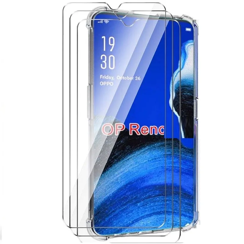 

3pcs For Oppo Reno 3A Tempered Glass For Oppo Reno 2 Z Screen Protector Oppo A12S/A12 Protective Glass Film