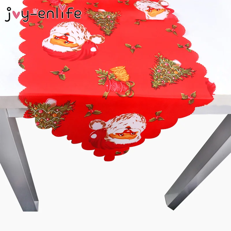 1 шт. Рождественская Праздничная столовая дорожка коврик Рождественское