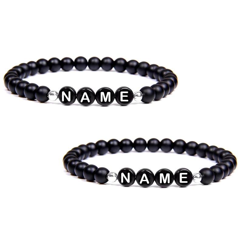 Изготовленные на заказ счастливые Бусы Браслеты Подарки для пары ювелирные