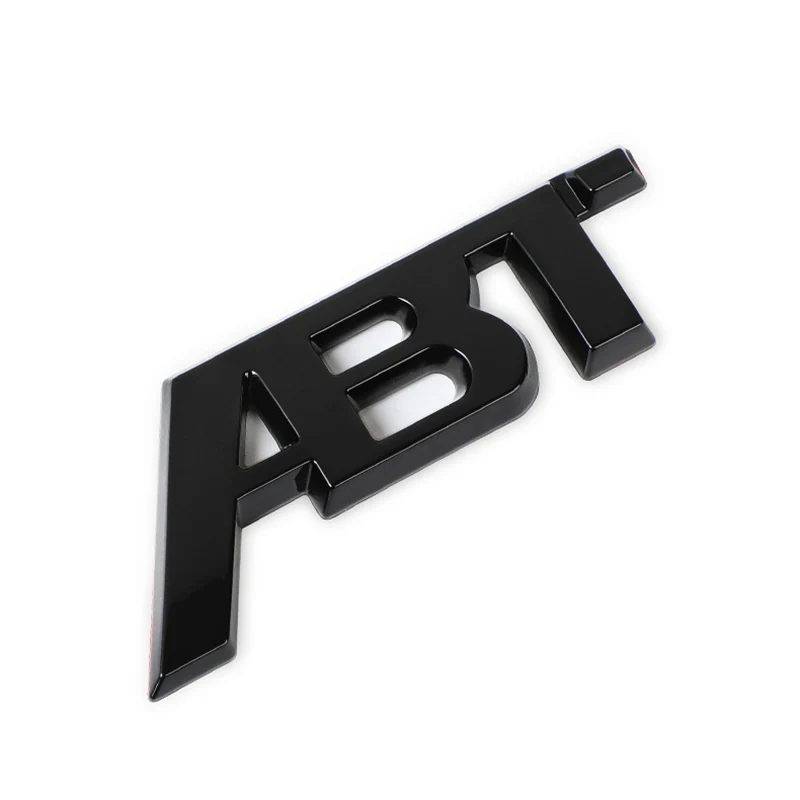 

Car Grill Trunk Side Body ABT Logo Emblem Sticker Metal For Volkswagen Audi Skoda Seat Golf A4 A6 A8 Q3 RS4 RS5 RS6 Car Styling