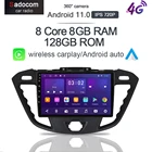 HD 1280*720 8G + 128G 8 ядер DSP Android 11,0 автомобильный dvd-плеер GPS карта WIFI Bluetooth 5,0 RDS радио для Ford Transit Custom 2013-2018