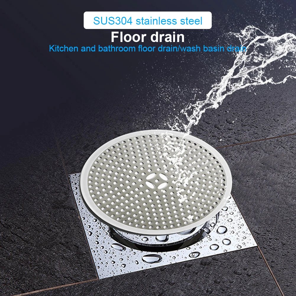 

Drain Hair Catcher Stainless Steel Shower Sink Drain Cover Protector Mesh Trap Bathroom Kitchen Water Stopper Accessories
